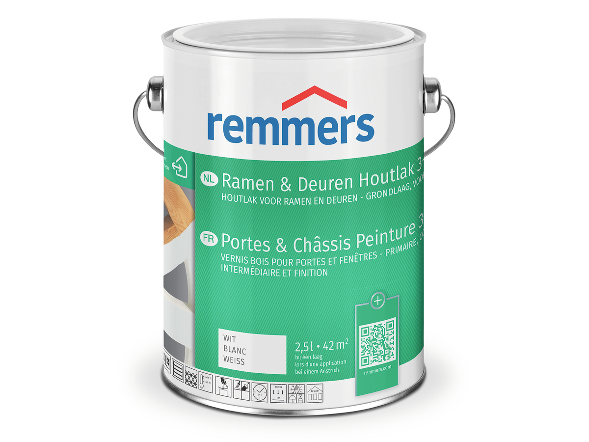 Remmers houtlak 3in1 Wit 2,5L